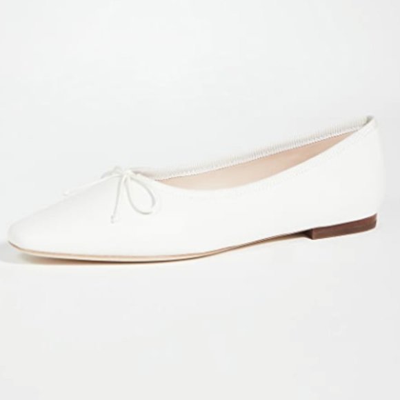 Loeffler Randall Georgie Ballet Flats in White, Size 8.5 NIB - Picture 2 of 9
